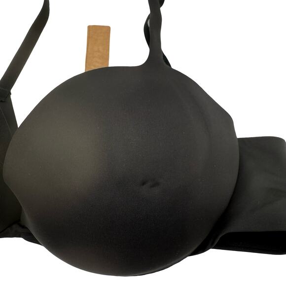 Skims Ultimate Push-Up Plunge Black Onyx Bra New With Tags Size 32C - Picture 3 of 4